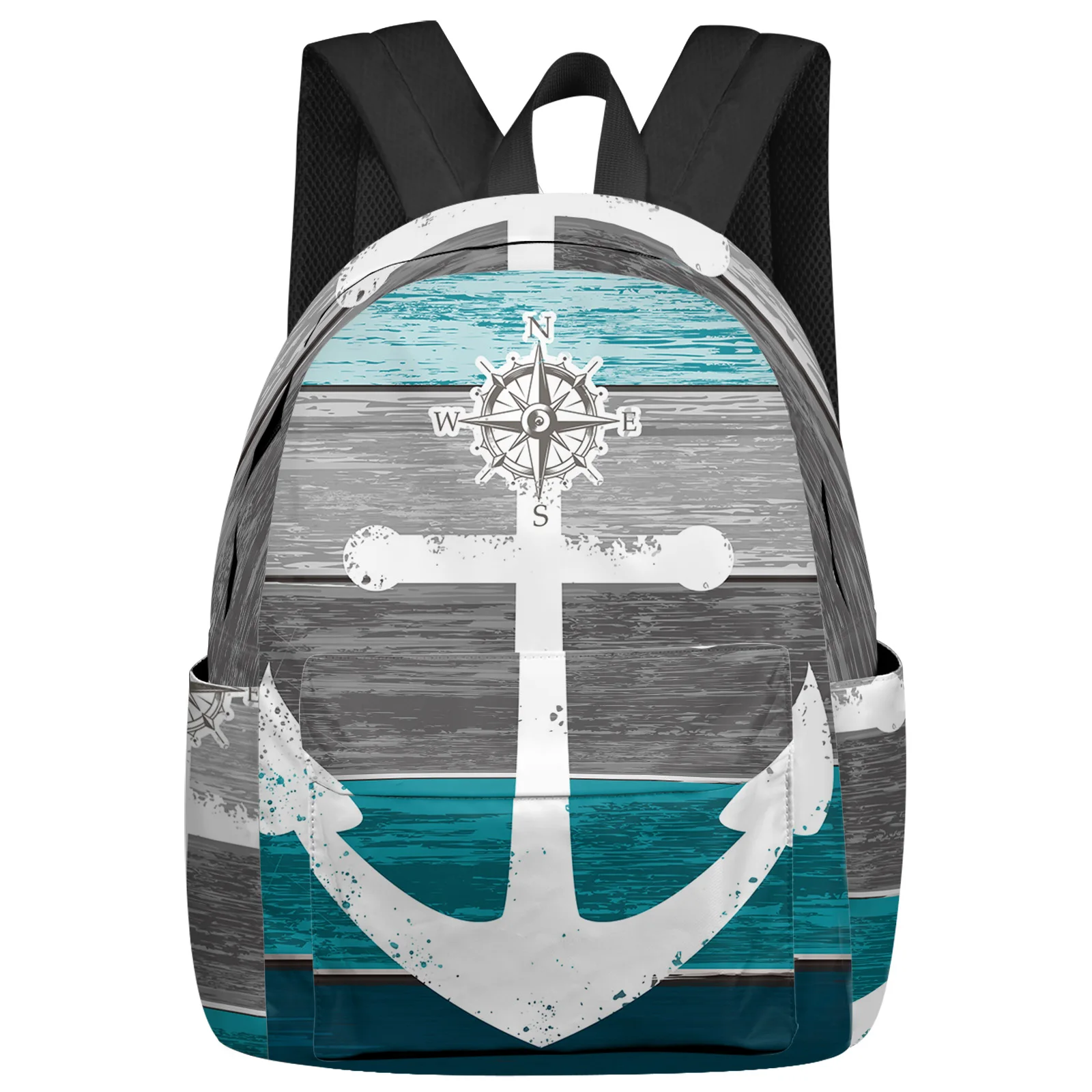 

Vintage Farm Barn Wood Grain Boat Anchor Women Man Backpacks Waterproof School Backpack For Student Boys Girls Bags Mochilas