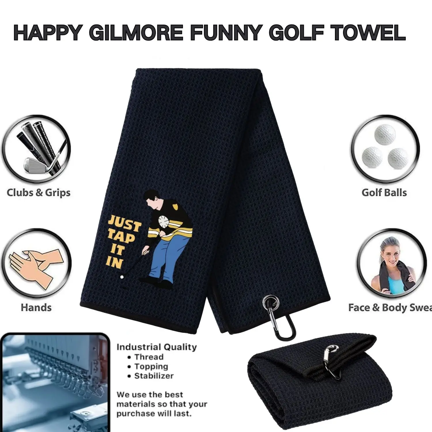 Golf Club Cleaning Kit with Golf Club Cleaner with Water Golf Towel Divot Repair Tool Groove Sharpener Golf Ball Alignment Kit