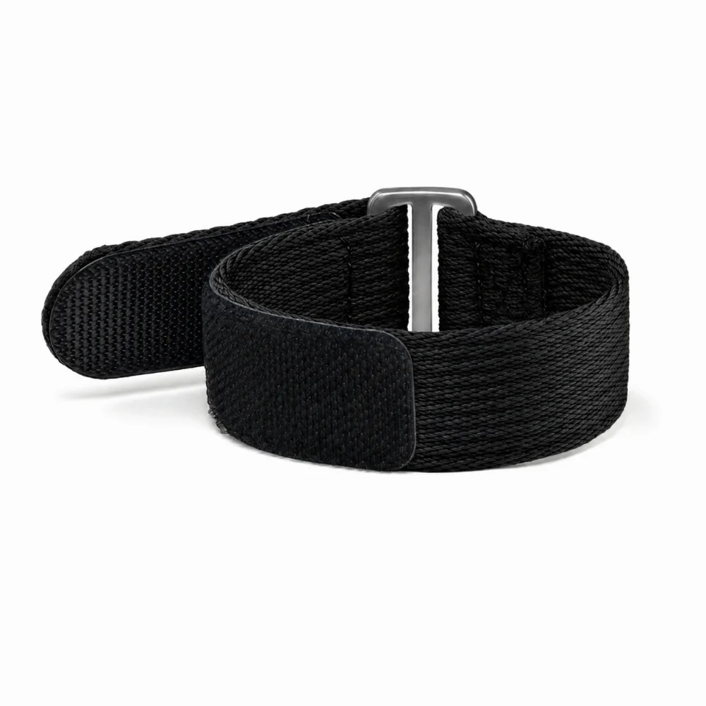 20mm 22mm Universal Nylon Watch Strap Hook Loop Fastener Quick Slip Through Universal Wristband Nylon Waterproof