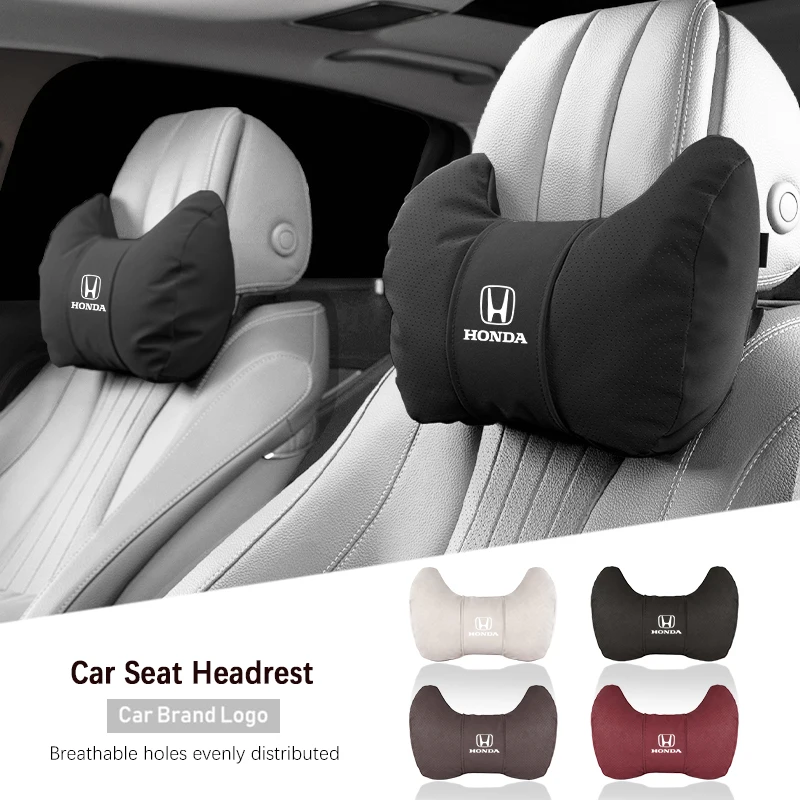 

U-shaped Car Headrest Auto Seat Neck Pillow Waist Pillow Set For Honda Civic Accord Crosstour Spirior Odyssey Avancier UR-V CR-Z