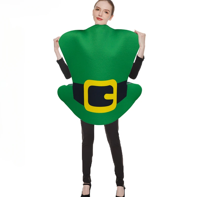 

St. Patrick's Day Cosplay Beer Goblet Oktoberfest Costume Festival Outfit Printed arnival Dress Up Party Stage Sponge Lrish Hat