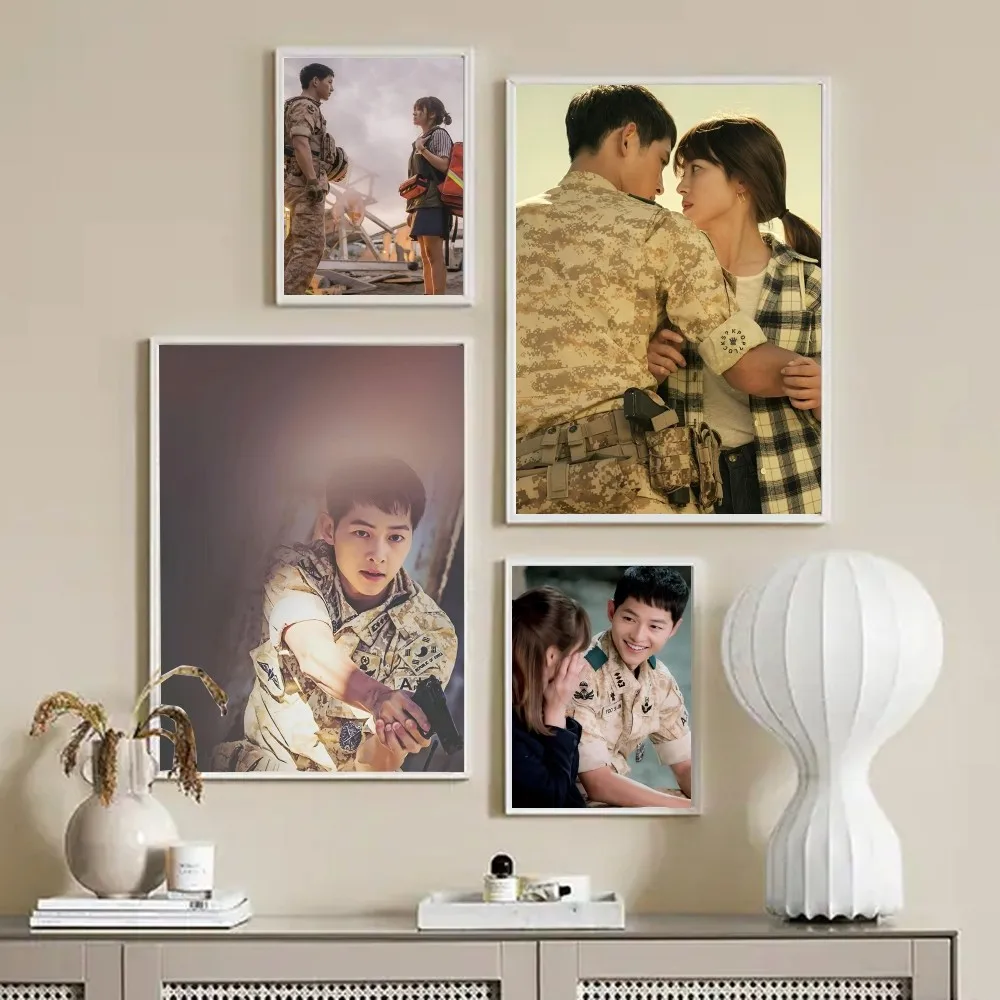 1pc Descendants of the Sun Song Joong-ki Poster Paper Print Home Living Room Bedroom Entrance Bar Restaurant Cafe Art Painting