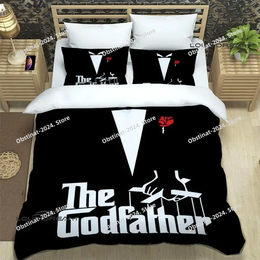 

The Godfather printed Bedding Sets exquisite bed supplies set duvet cover bed comforter set bedding set luxury birthday gift
