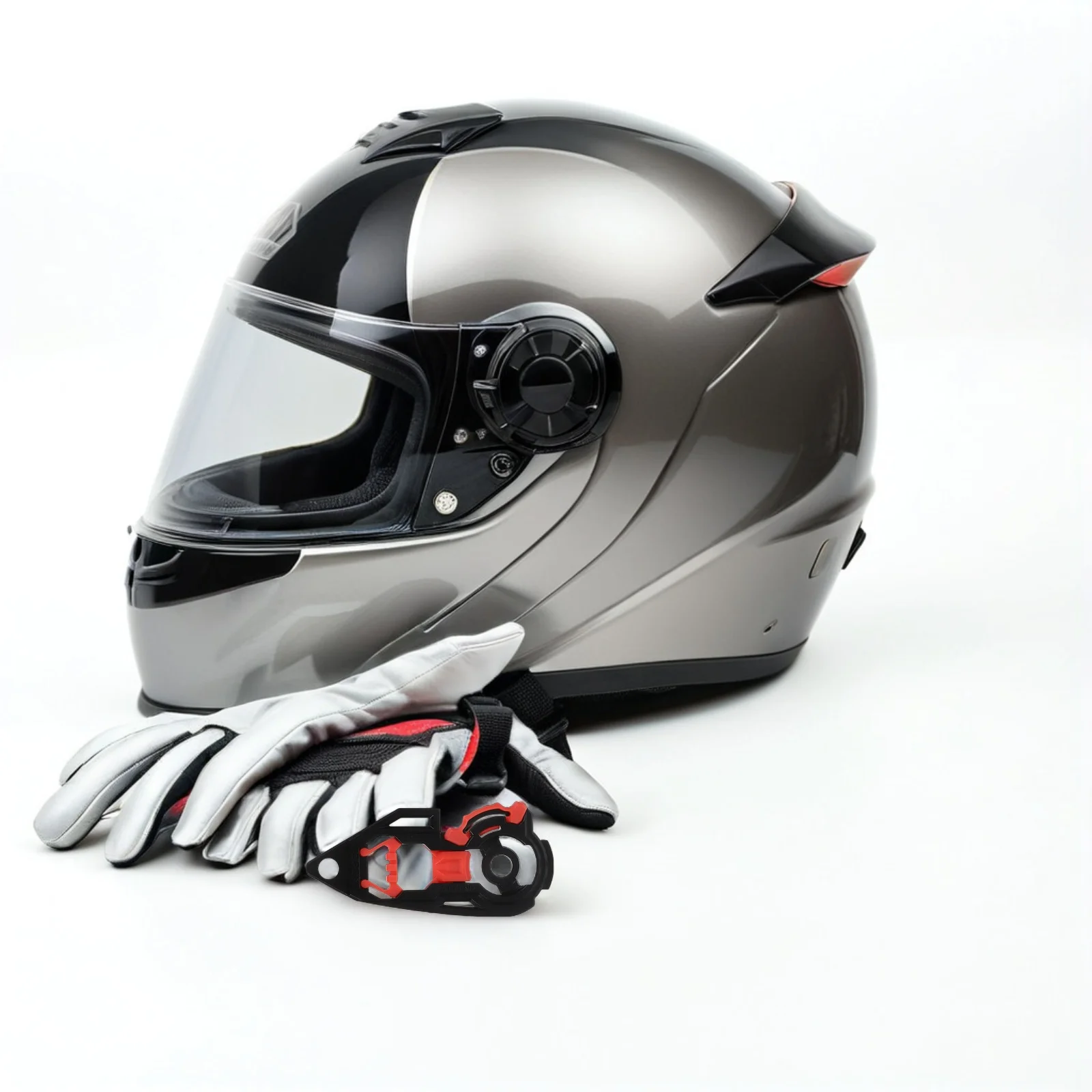

2pcs Motorcycle Visor Base Replacement Black Durable Weather Resistant Secure Fit Universal Easy Detachment for