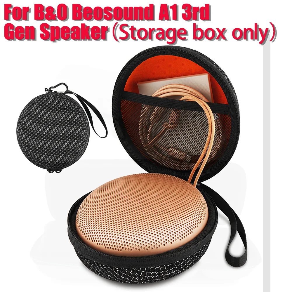 Bolsas de almacenamiento duras de EVA para altavoz B&O Beosound A1 de tercera generación, caja de reproductor de música portátil para exteriores, sonido puede penetrar la caja de almacenamiento