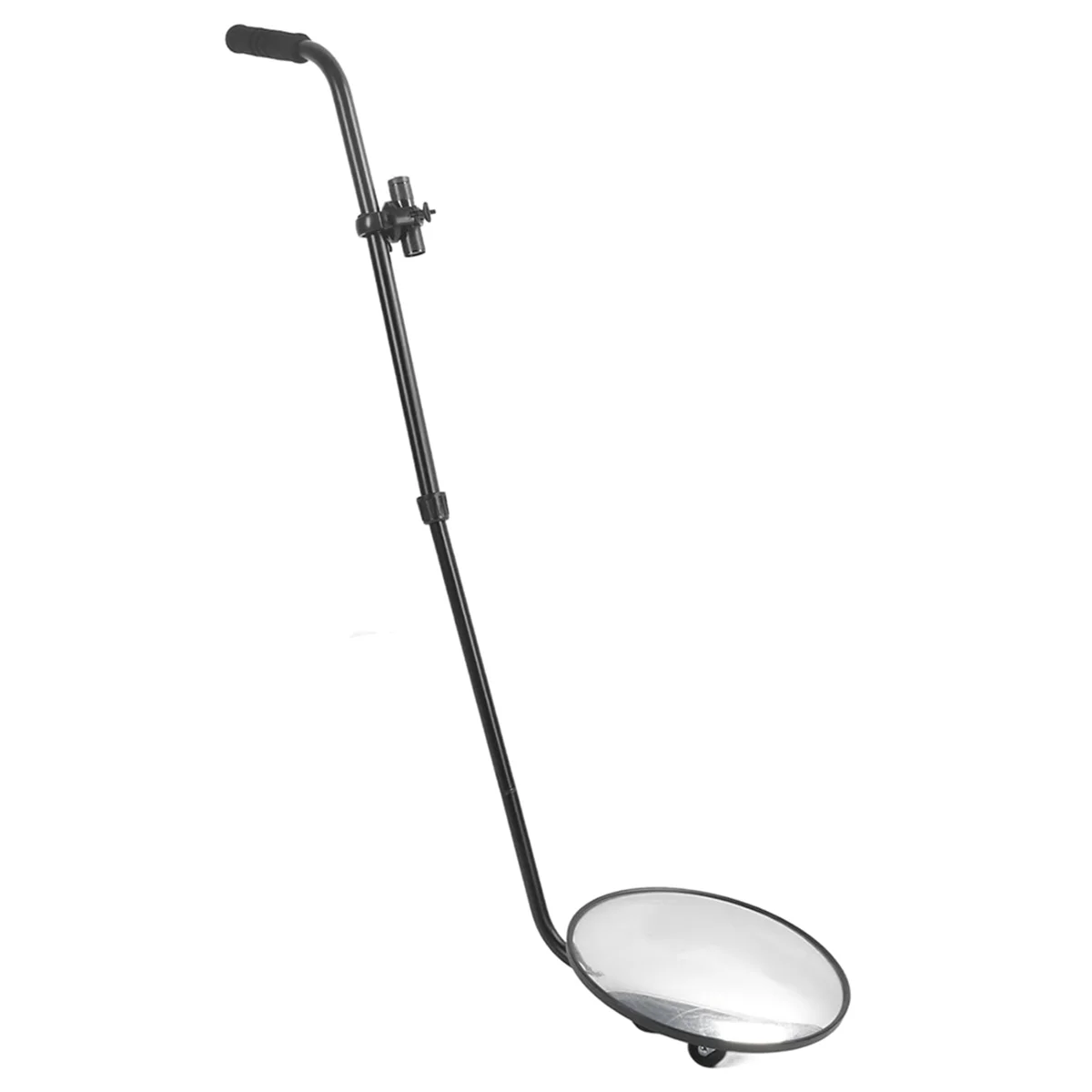 A04I Undercarriage Inspection Mirror,Magnifying Under Vehicle Inspection Security Mirror Waterproof Foldable Adjustable Angle