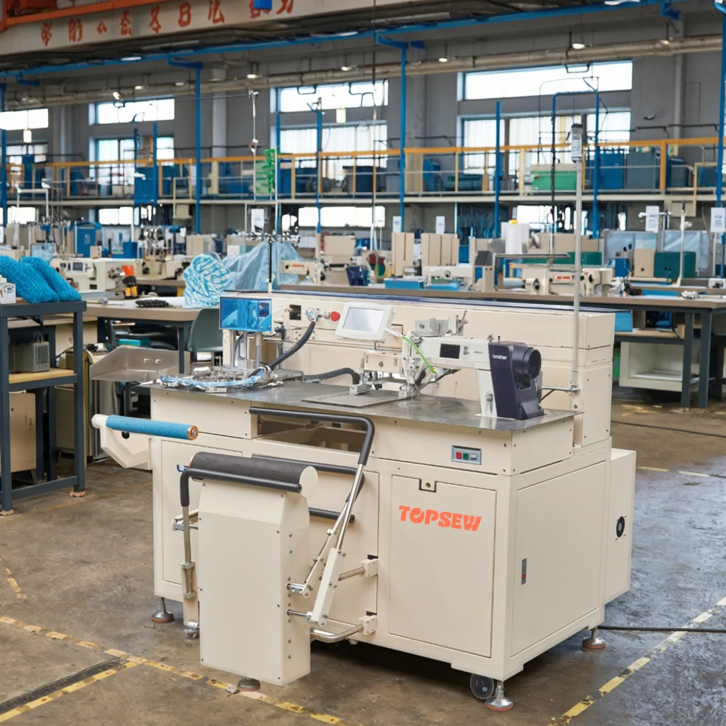 ATV&UTVHigh Speed Manual Flat-Bed Industrial Pocket Setting Machine TS-299-CS New Condition Fast Shipping