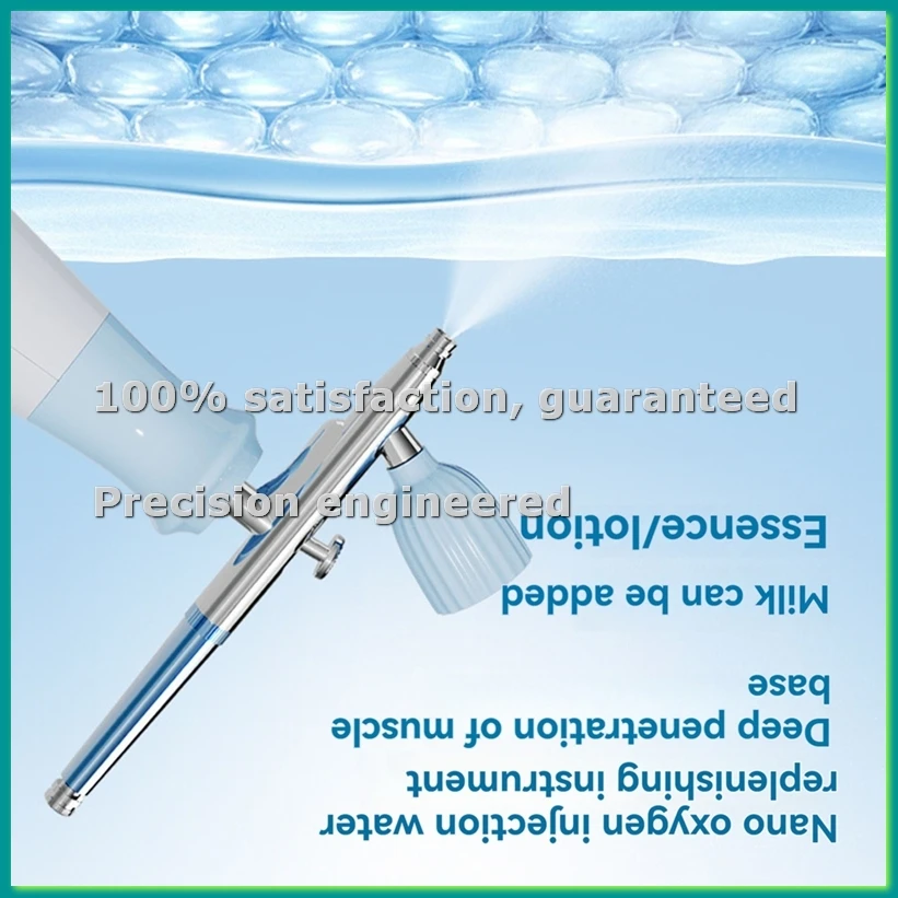 Rechargeable Cordless Airbrush Compressor Auto Handheld Portable Wireless Air Brush for Art Makeup Water Replenishing-ABLA