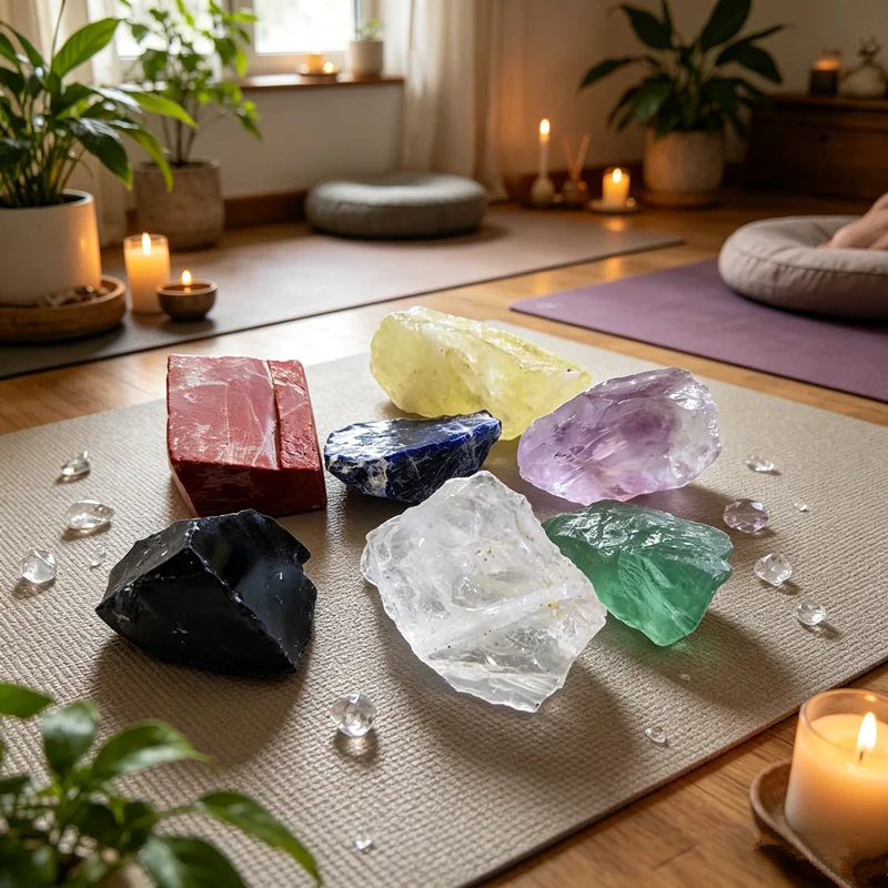 Natural Chakra Healing Crystal Stones Set