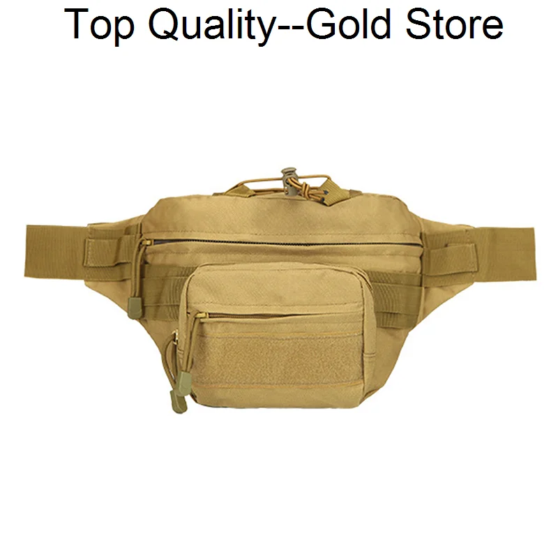 

Men Waist Fanny Pack Travel Hip Bum Bags Military Assault Large Capacity Nylon Sports Climb Hiking Male Belt Sling Chest Bag