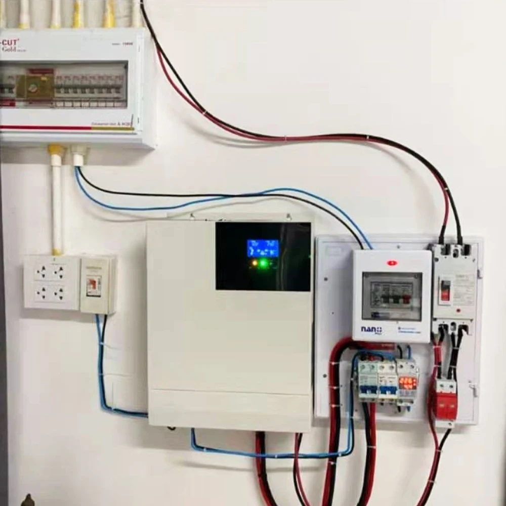 24V 48V Off-grid Inverter 3KW Hybrid Solar Controller Inverter With MPPT Charge Controller For Home Use