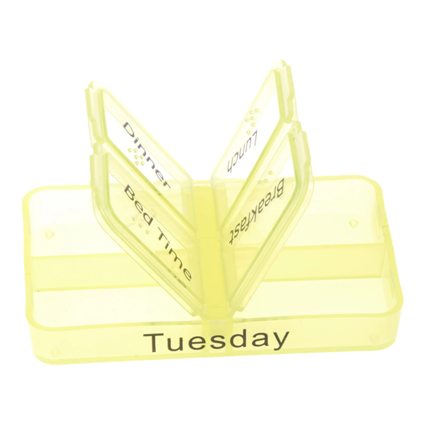 

2X 7 Day Tablet Pill Boxes Storage Organizer Container Case