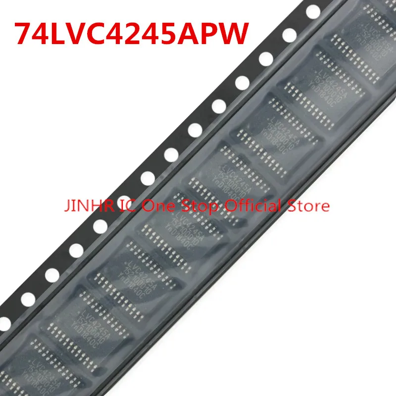 New, 10PCS LVC4245A 74LVC4245APW, TSSOP-24, Octal dual supply translating transceiver