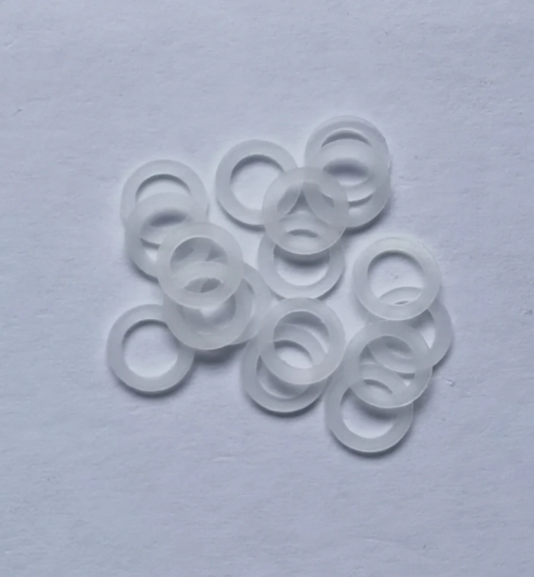 Pet Hair scissors parts, PVC washers, 6x4mm, 7x5mm, 100 pcs/lot