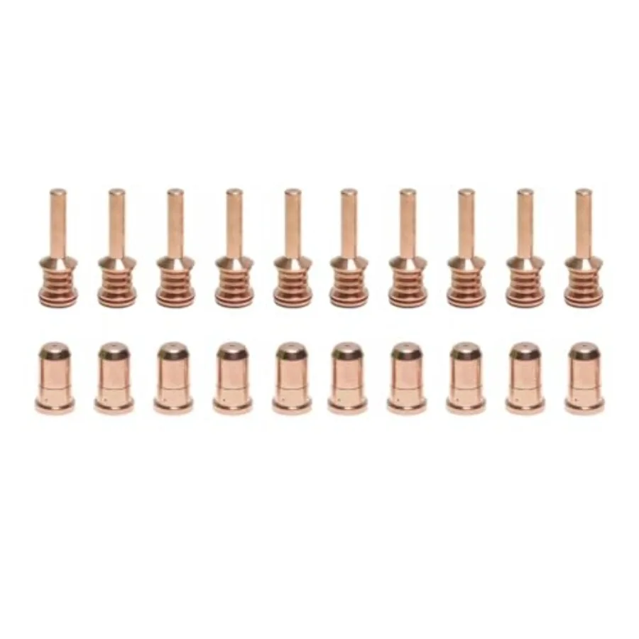 

10pcs 420134 Nozzle and 10pcs 420132 electrode compatible with PMX 30 AIR Plasma Cutter Consumables