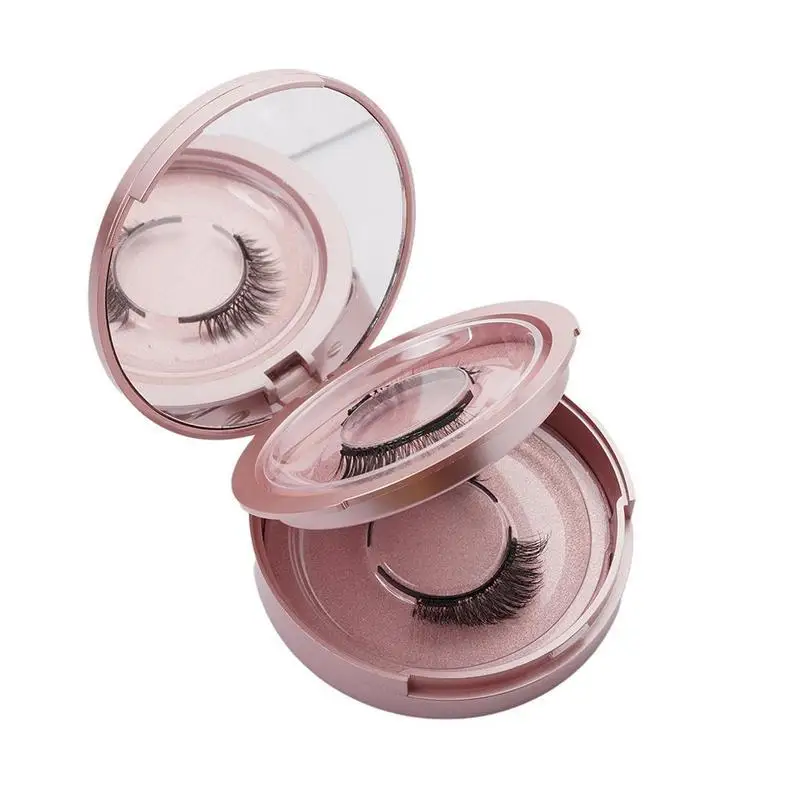 Natuurlijke 8d Quantum Magnetische Wimpers Geen Lijm Herbruikbare Faux Cils Valse Wimper Kit Met Zachte Magneet Technologie Natuurlijke Look