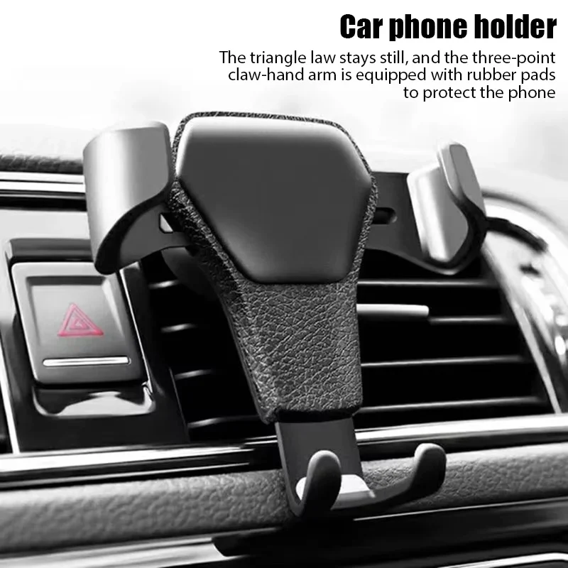 Universelle Schwerkraft-Auto-Handyhalterung für Lüftungsschlitze, Smartphone-Halterung im Auto, GPS-Navigationsständer für iPhone, Huawei, Xiaomi