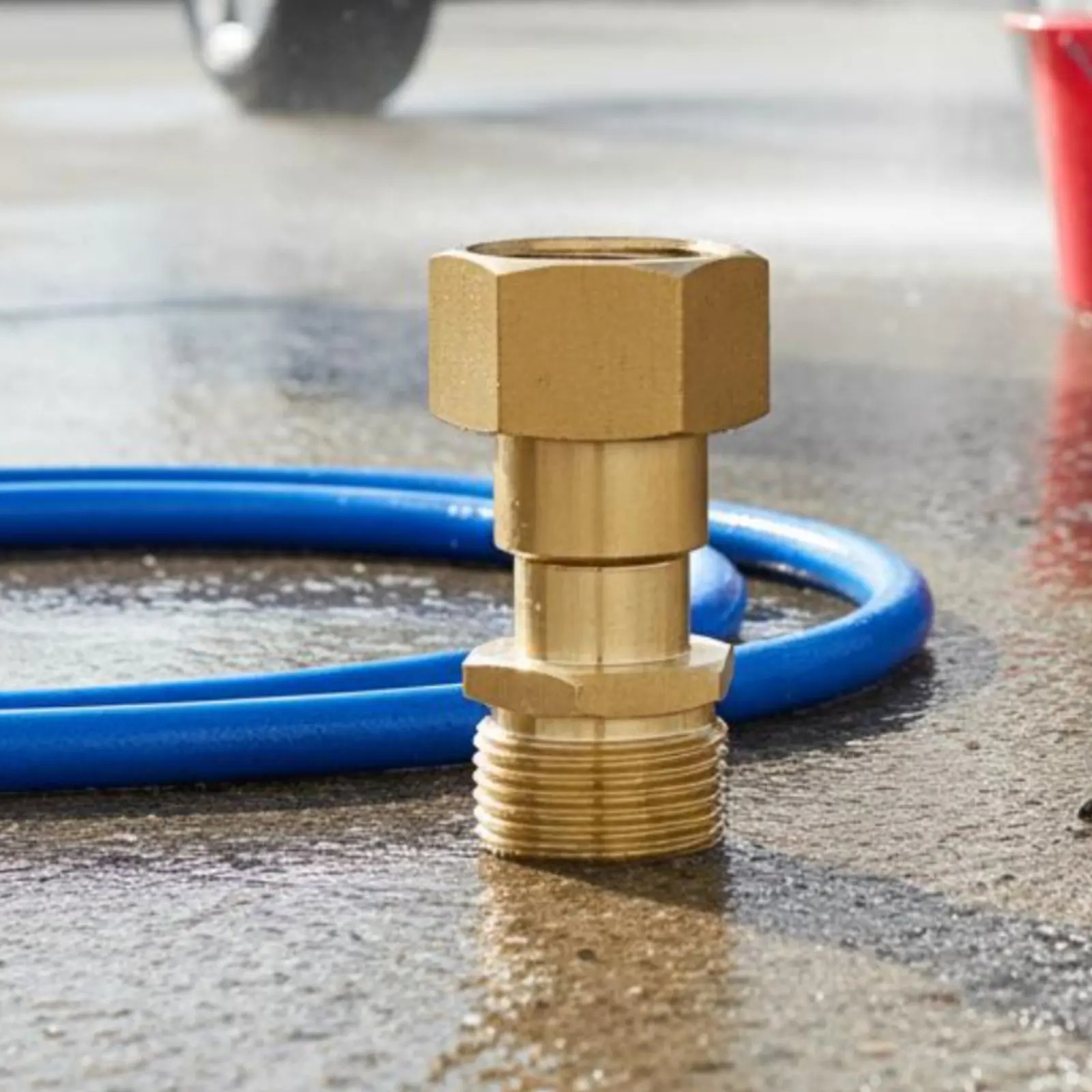 

High Pressure Hose Rotating Connector Sturdy Duty Pressure Washer Rotating Joint Stainless Steel Male Female Adapter