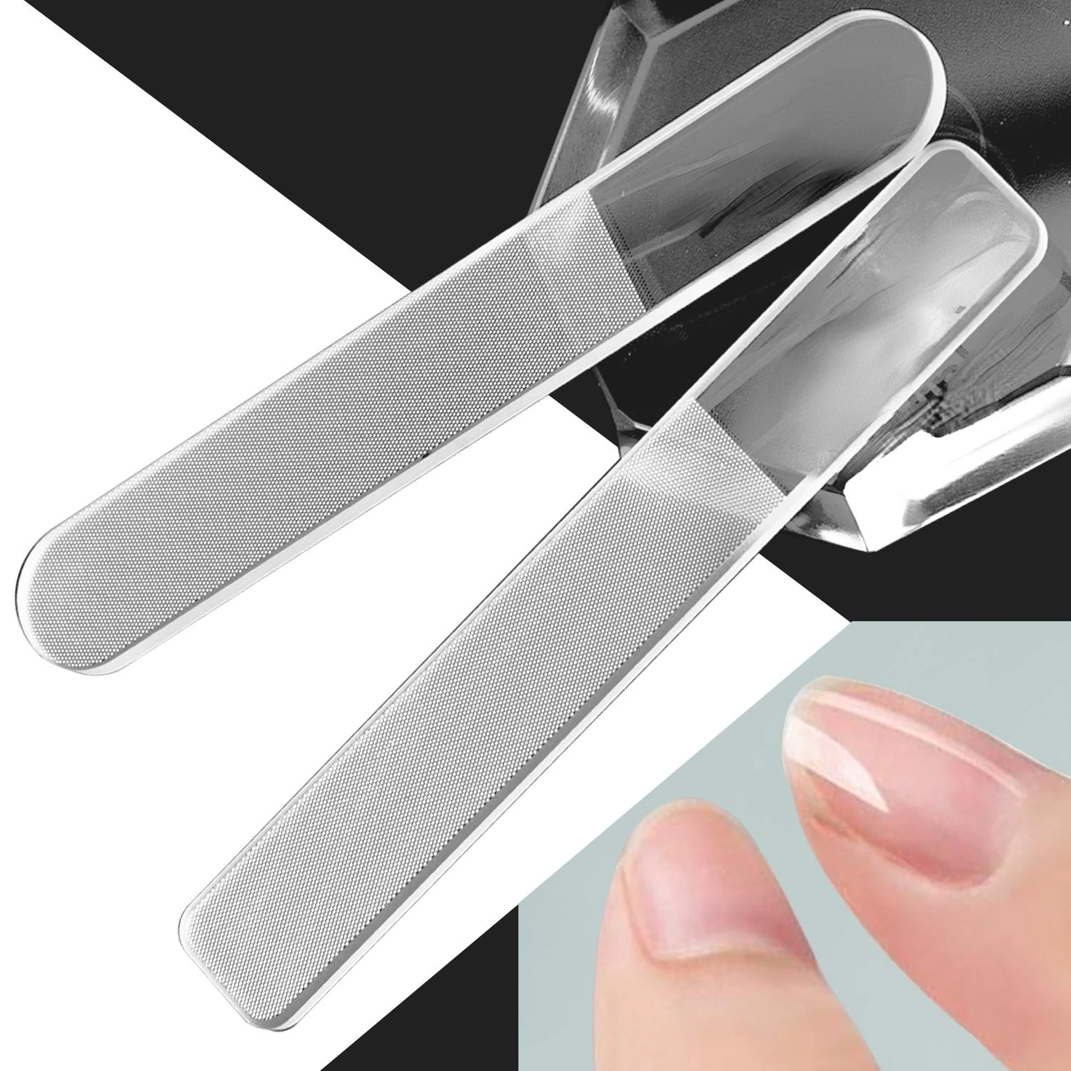 Kit de soin des ongles de luxe pour une expérience semblable au spa, ensemble de manucure professionnelle de haute qualité avec des outils haut de gamme pour un soin parfait des ongles