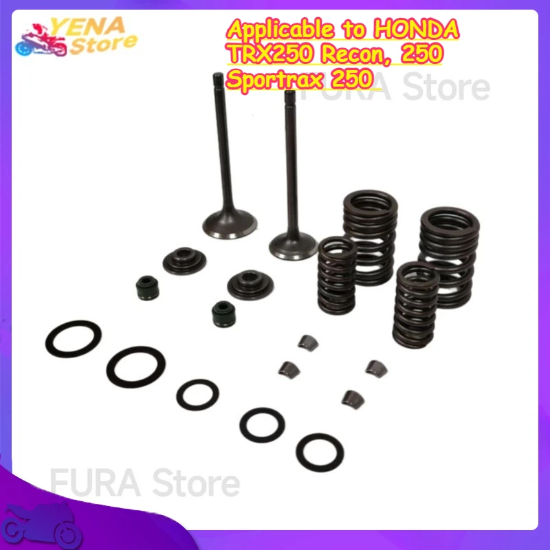 

Suitable for the intake and exhaust rods of the engine of HONDA TRX250 Recon, 250 Sportrax 250, as well as the valve oil seals.