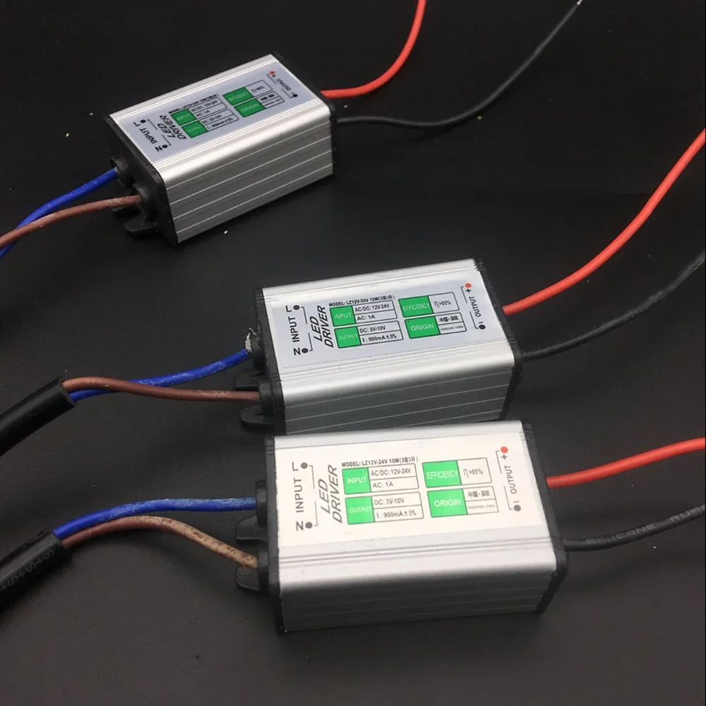 

DC 12 V-24 V entrada corriente constante LED transformador Driver para 10 W 20 W 30 W 50 100 W alta potencia led chip