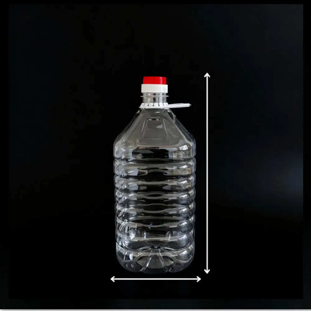 Clear PET Plastic For Food Oil Wine Water Storage Portable Transparent Bucket Household Liquid Packing Jug