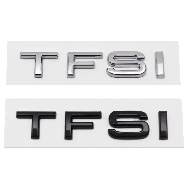 

3D ABS TFSI Logo Rear Trunk Boot Emblem Badge Sticker Decals for Audi A3 A4 A5 A6 A7 A8 Q2 Q3 Q5 Q7 Q8 Car Styling Accessories