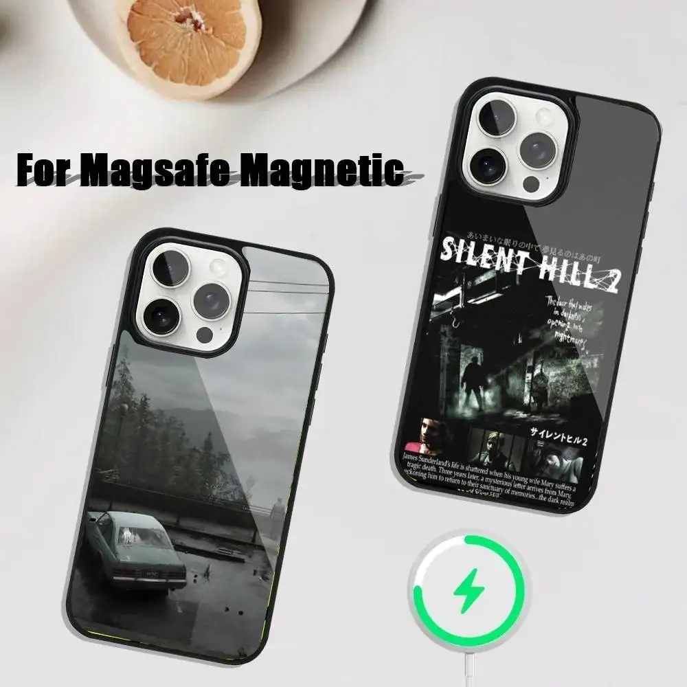 

Silent Hill 2 Videogame Phone Case For iPhone 17,16,15,14,13,12,11,Pro,Max,Plus,Mini,SE4,E Magnetic Magsafe Wireless Charging