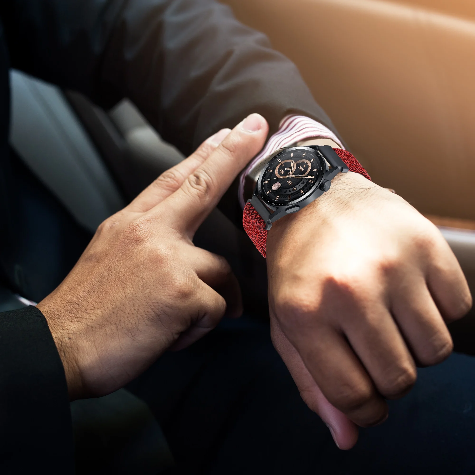 Новый нейлоновый ремешок с магнитной эластичной петлей 22 мм для HUAWEI WATCH GT 4 46 мм, сменный плетеный ремень на запястье для Huawei Watch 4 3 Pro