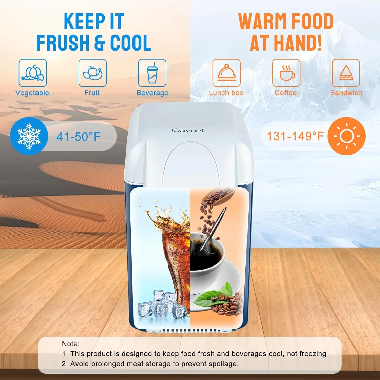 12 فولت 7.5 لتر مبرد حراري محمول للسيارة، RV، التخييم #2