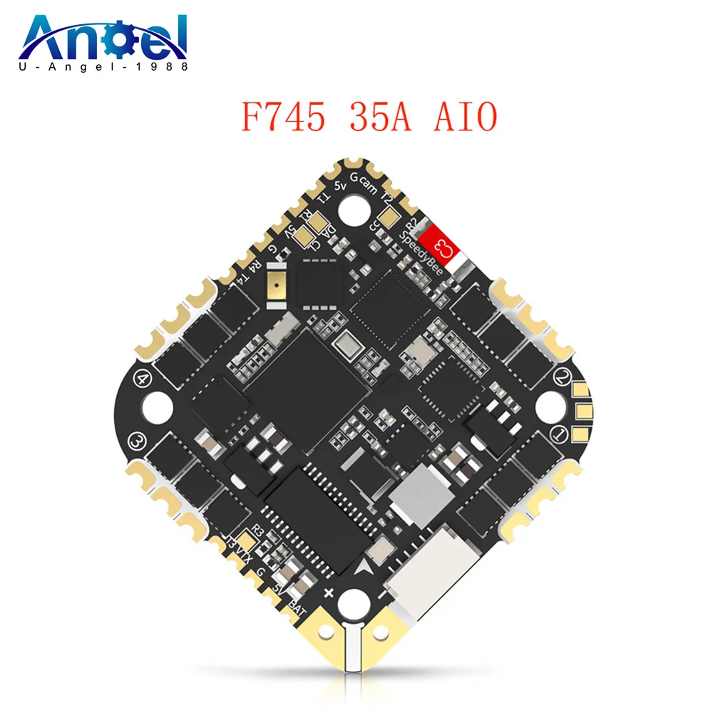 

SpeedyBee F745 35A AIO BLS 25.5x25.5 Flight Controller for FPV Freestyle Drones DIY Parts