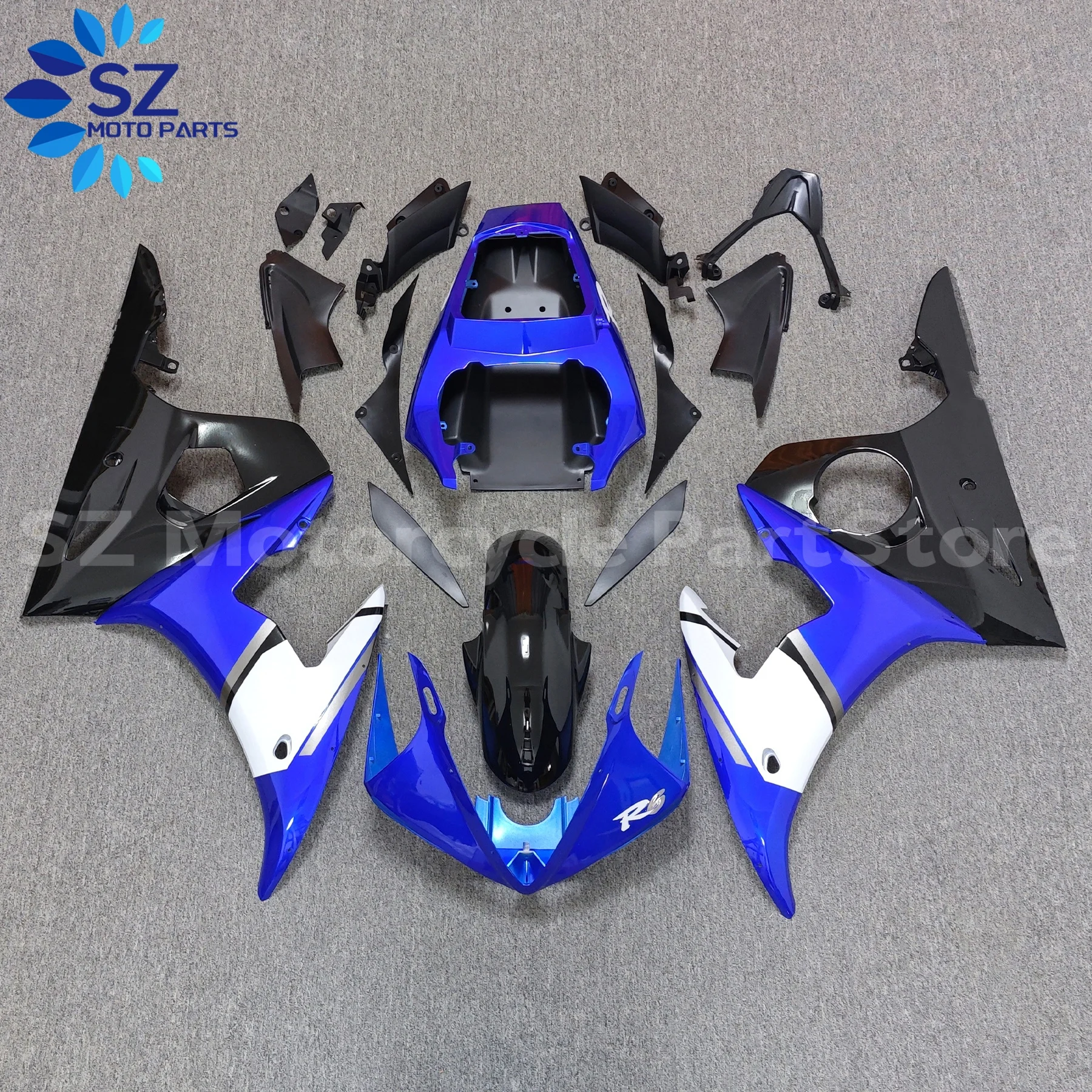 

Обтекатель для YAMAHA YZF R6 2003–2005 матовый черный обтекатель ABS YZF R6 03 04, обтекатель YZF600 R6 2003