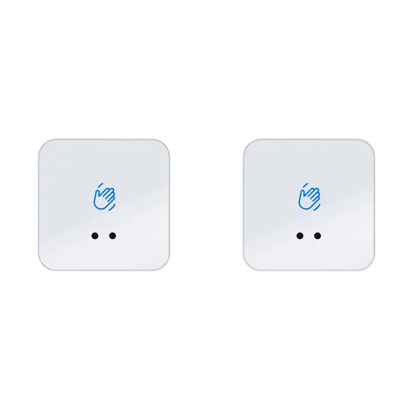 

【BRILLIANT 】2X Infrared Installation Contactless Infrared Door Lock No Touch Sensor Exit Button IR Door Release Doorbellswitch B