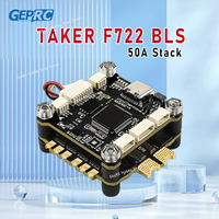 GEPRC TAKER F722 BLS 50A Stack BLS50A-4IN1 ESC STM32F722 Chip 16M Black Box Cual-Channel BEC FC