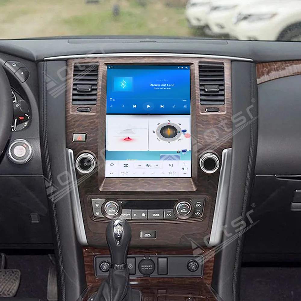 Backup Camera Support IPS Touch Screen, Octa‑Core For Nissan Patrol 2010~2018 Multimedia Android 13 Radio Stereo GPS Head Unit
