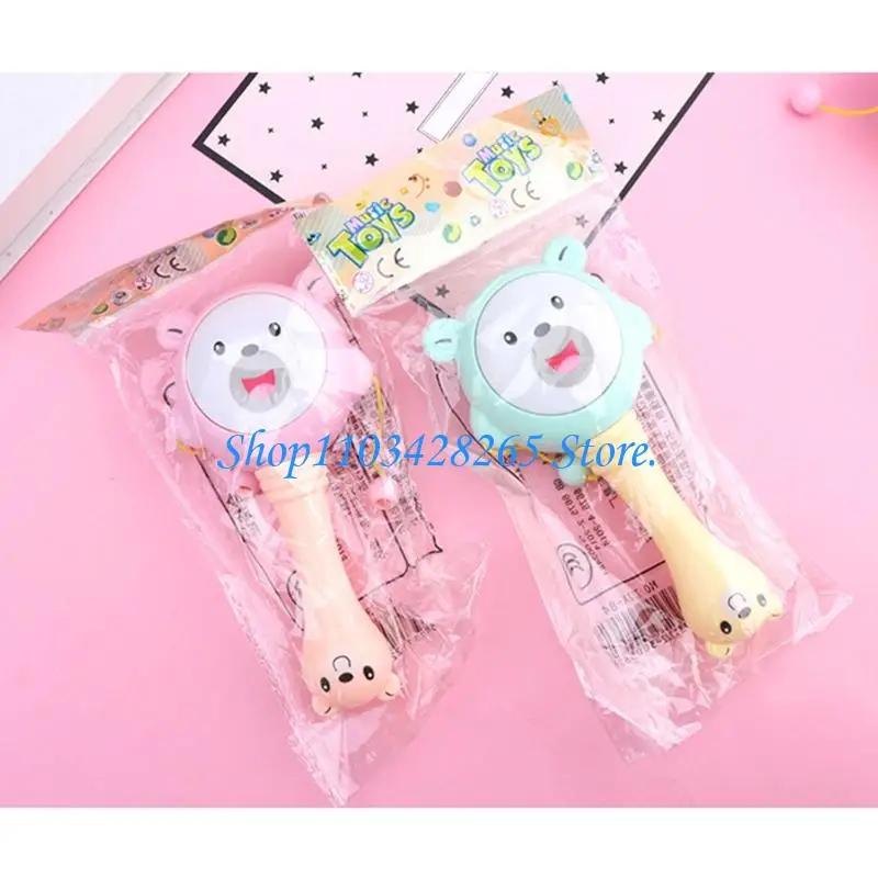 Percussion Rattle Toy Cartoon Theme Shakers for Toddler Auditório Desenvolvimento 4x G2TE