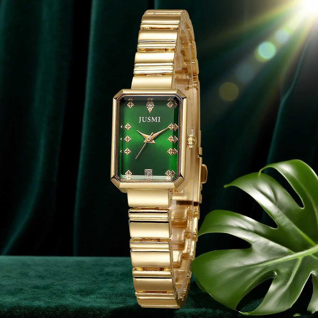 ساعة كوارتز نسائية أنيقة وبسيطة بدون سوار فولاذي رقمي، مناسبة للارتداء اليومي، وهدايا العيد #5