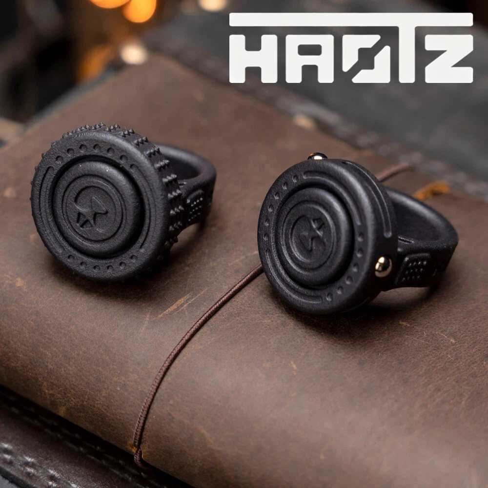 HAOTZ EDC Nuclear Rat Ring Spinner Nylon Material Mechanically Dense Ratchet Spinner Stress Relief Toy Fidget Toys For Adults