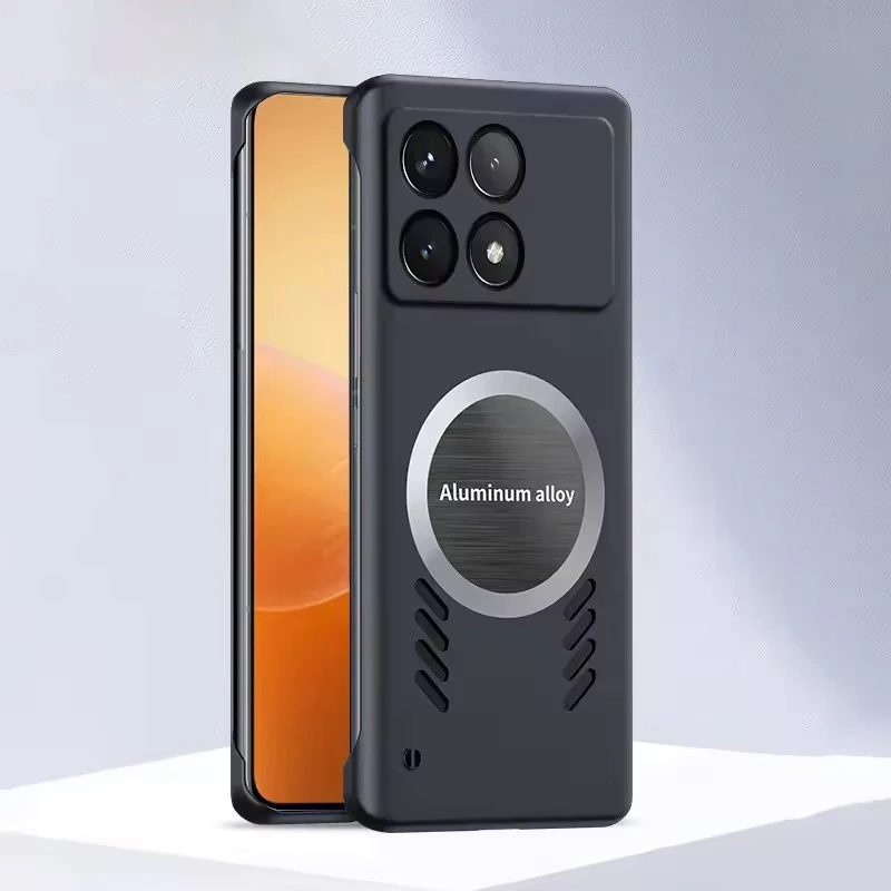 Graphene Wärmeableitung Magnetische Handyhülle für XIAOMI 17 15 15T 14 14T 13 13T 12 11 10 Pro Max Lite Ultra Rahmenlose Abdeckung