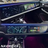 Dla Porsche Macan 2011-2017 Ulepszony podwójny ekran Inteligentny system Atmosphere Light Android Odtwarzacz multimedialny Samochodowy GPS Carplay 1