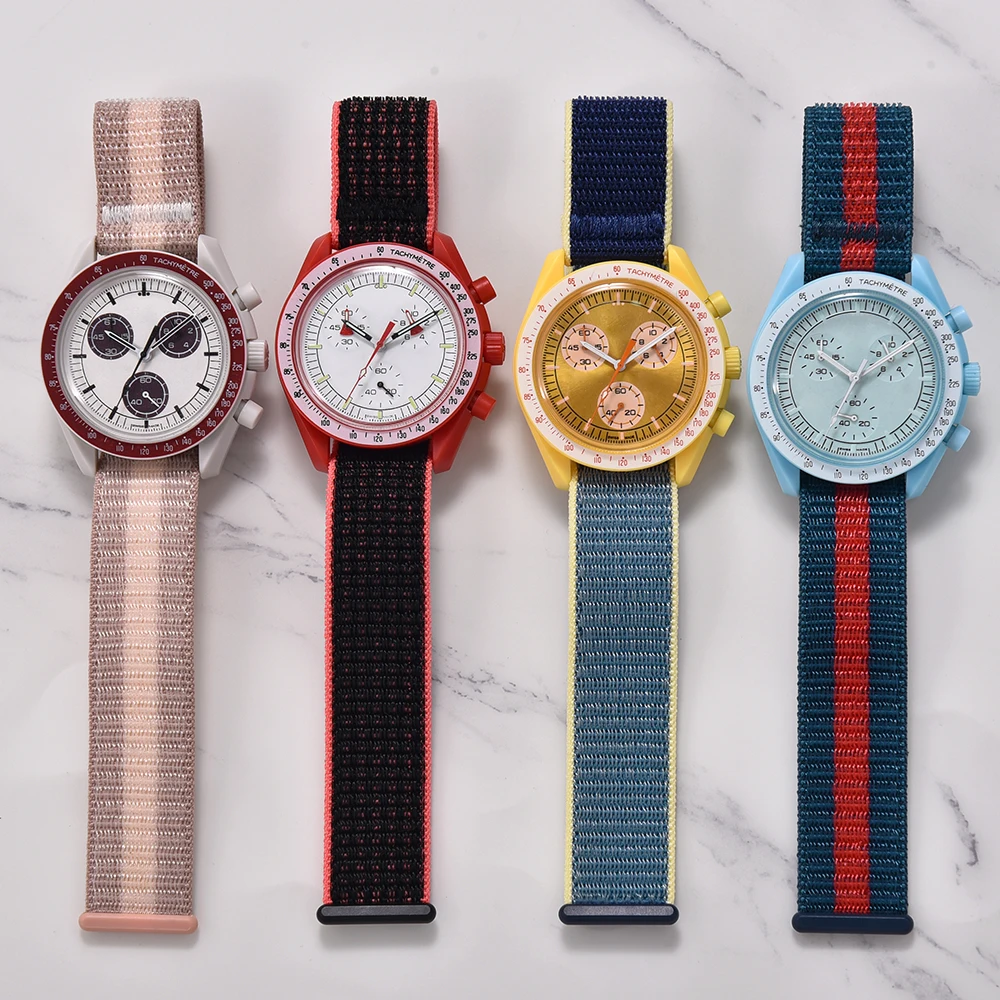 2025 Nuovo cinturino per orologio in nylon elastico 20mm 22mm cinturino regolabile per orologio Garmin/Fitbit leggero resistente al sudore unisex