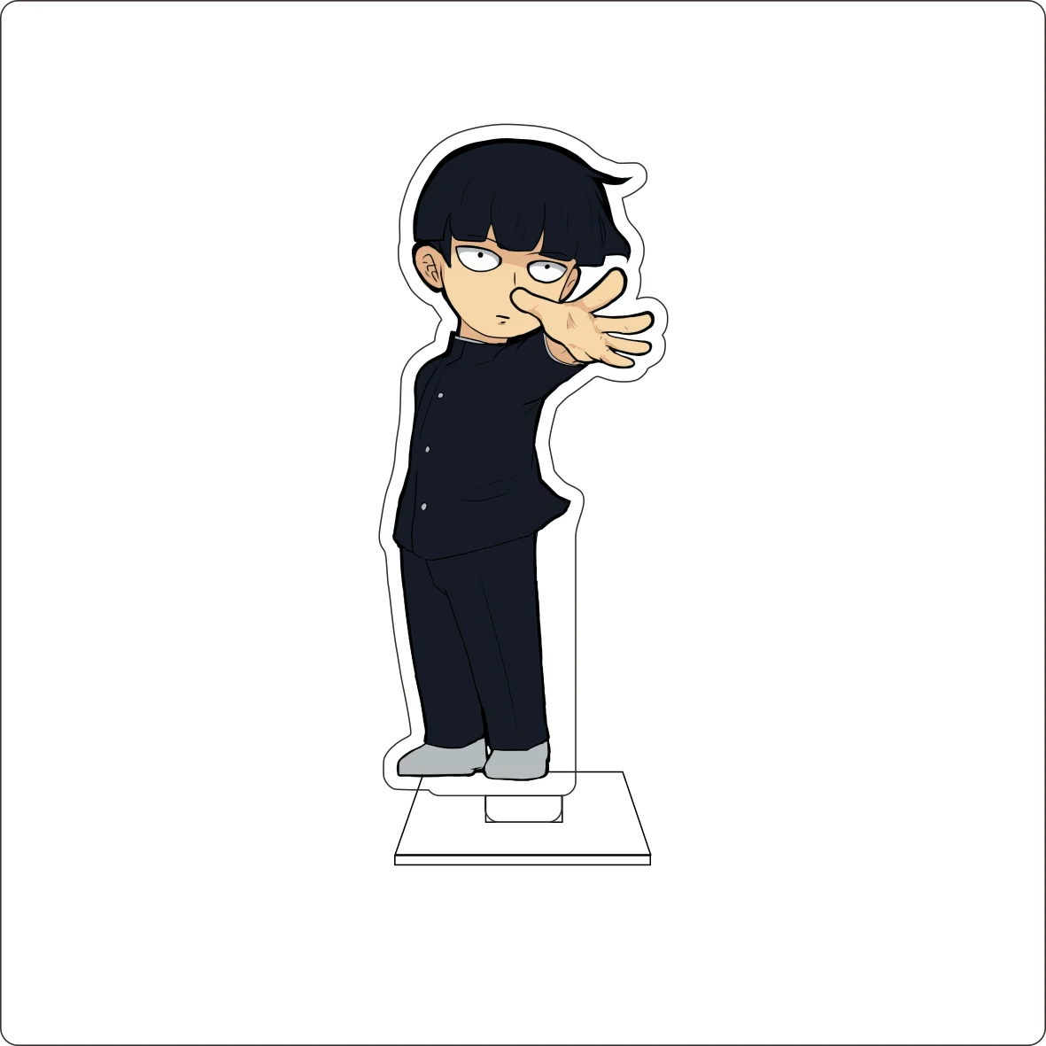 10CM Anime Mobu Saiko Hyaku Cosplay Cute Acrylic Figure Stand Plate Reigen Arataka‌ ‌Shigeo Kageyama Ornaments Gifts view 6