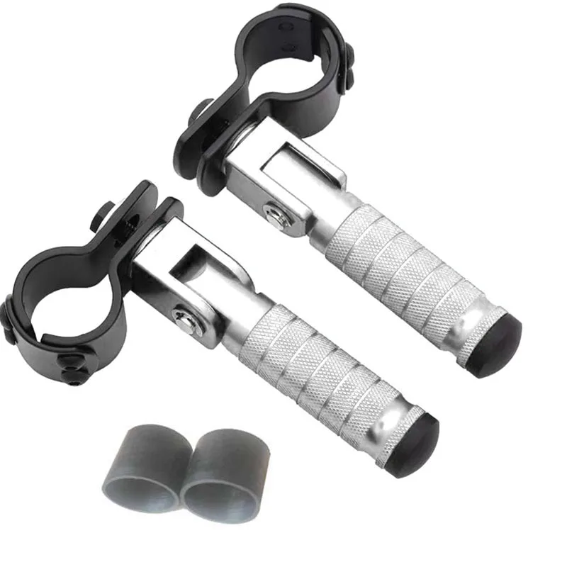 Universele 30-35mm Clamp-on CNC Aluminium Voetsteunen Motorcycle Bike Pedalen Voor Aprilia BMW Yamaha Honda kawasaki Harley Suzuki