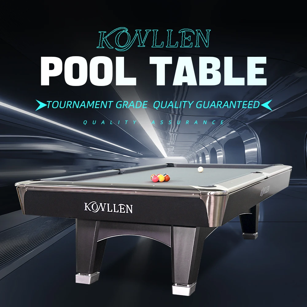

Бильярдный стол Konllen из цельного дерева, шифер, 9-футовый бильярдный стол, профессиональный турнир