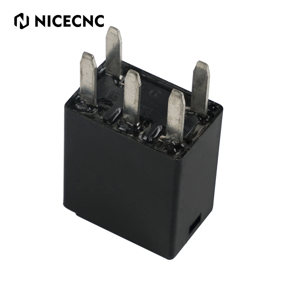 NICECNC UTV 5Pcs 35/20A 14V DC ATV Relay For Can-Am Commander 800 1000 Defender Maverick X3 1000 Outlander 400 450 500 800 Black