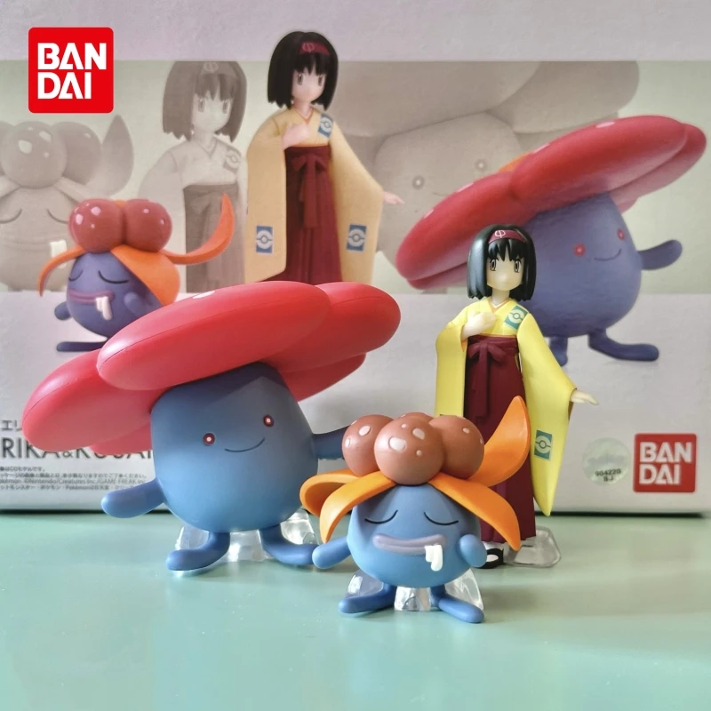 

Original 1/20 Bandai Pokemon World Erika Gloom Vileplume Kanto Region Pocket Monsters Anime Action Figure Pvc Model Toys Gift