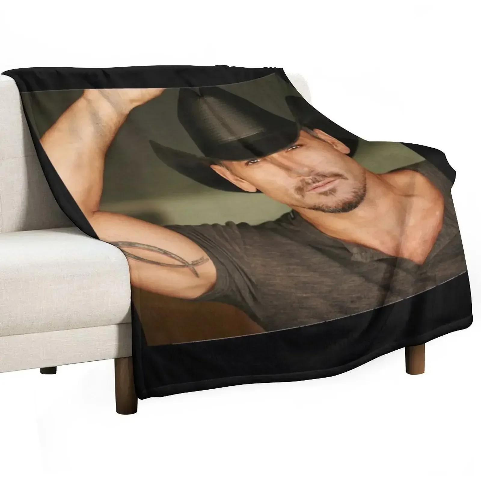 mcgraw tim Throw Blanket Decoratives For Sofa Thin Blankets