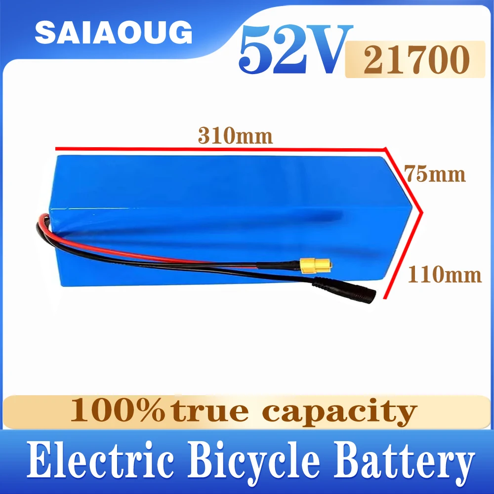 

21700 52V20Ah 25Ah30Ah 35Ah 40Ah 45Ah 50Ah Ebike Electric Bike Accu Akku Lithium Battery Pack Powerful Bafang 1000w 2000w 3000W