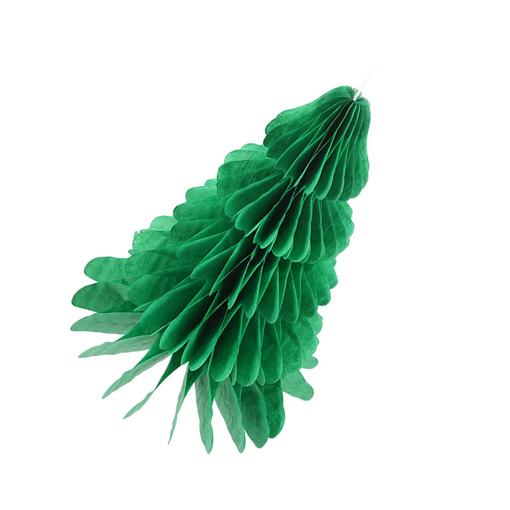 1pcs Honeycomb Christmas Tree Decor Foldable 3D Holiday Centerpiece Easy Assembly Festive Party Decoration Supplies