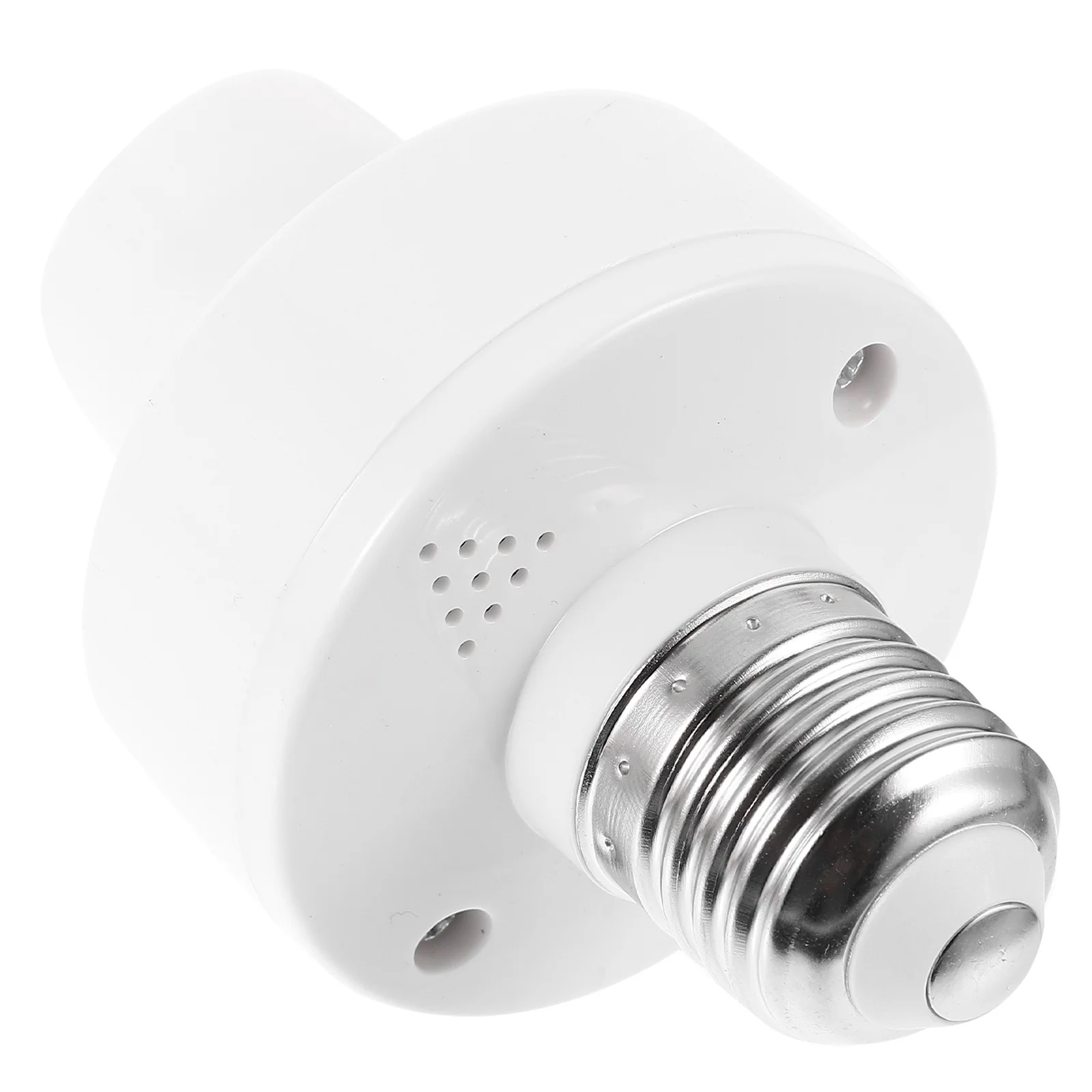 Voice Intelligent Lamphouder E27 Socket Smart Talking Control Light Socket Adapter Compatibel met LED-gloeilampen